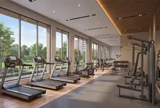 Gymnasium at Godrej Mahalunge